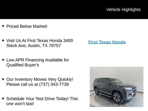 Used 2024 Toyota 4Runner Limited AWD/4WD image 9