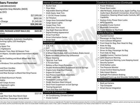 Used 2024 Subaru Forester AWD/4WD image 4