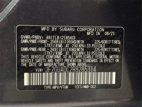 Used 2024 Subaru Crosstrek 2.0i Premium image 27