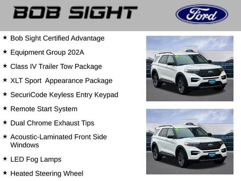 Used 2023 Ford Explorer XLT w/ Equipment Group 202A AWD/4WD image 3