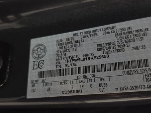 Certified 2025 Ford F150 Lariat w/ Tow/Haul Package AWD/4WD image 10