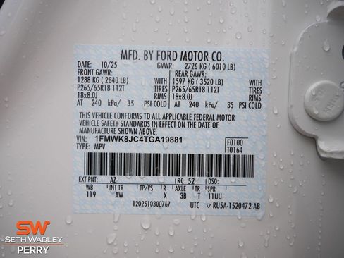 New 2026 Ford Explorer Tremor w/ Tremor Ultimate Package image 27