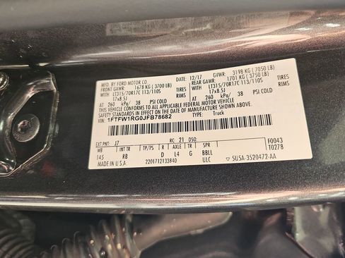 Used 2018 Ford F150 Raptor w/ Equipment Group 802A Luxury image 34