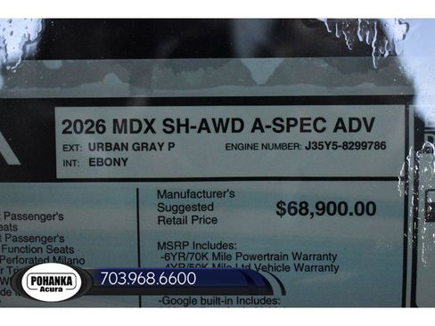 New 2026 Acura MDX A-Spec image 40