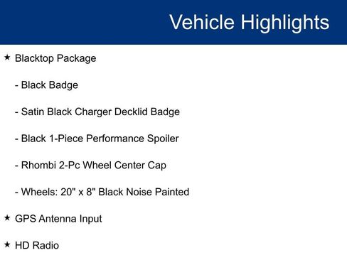 Used 2023 Dodge Charger GT w/ Blacktop Package RWD image 16