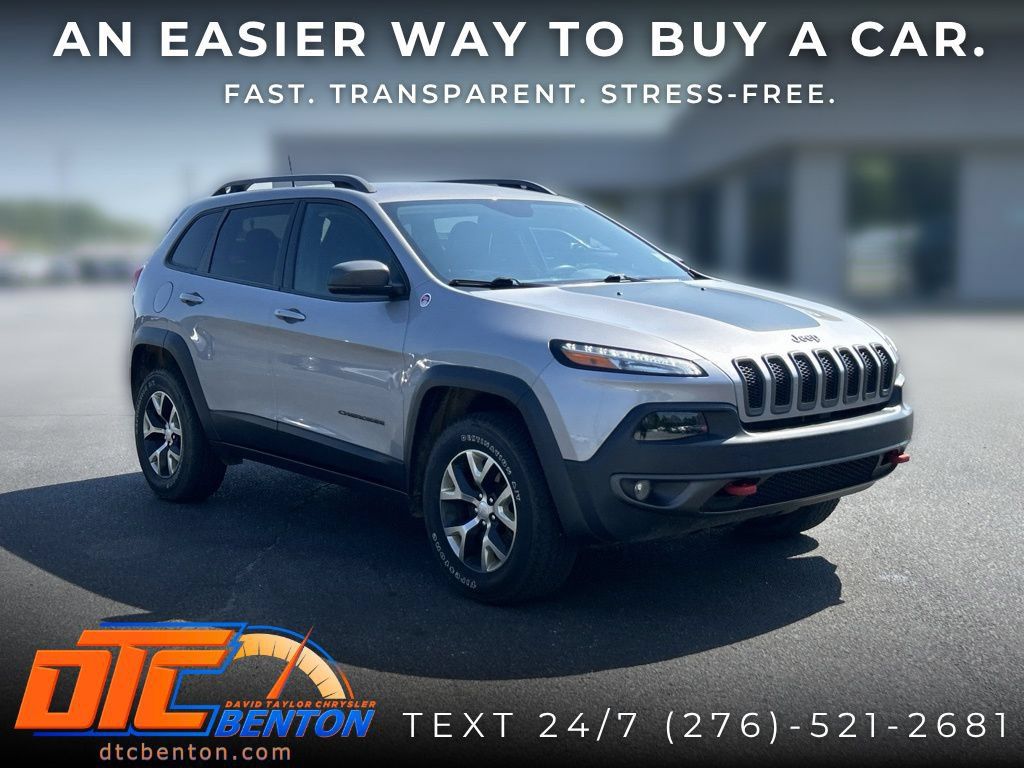 Used 2018 Jeep Cherokee Trailhawk w/ Quick Order Package 25L AWD/4WD image 1