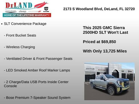 Used 2025 GMC Sierra 2500 SLT w/ SLT Premium Package image 24