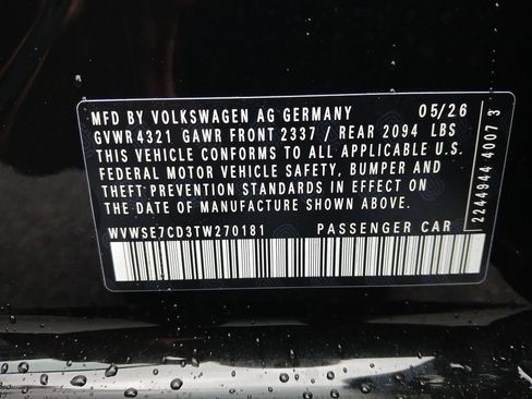 New 2026 Volkswagen GTI SE FWD image 30
