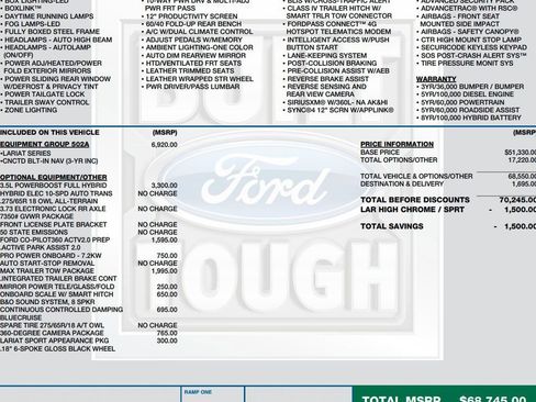 Used 2021 Ford F150 Lariat w/ Equipment Group 502A High AWD/4WD image 2