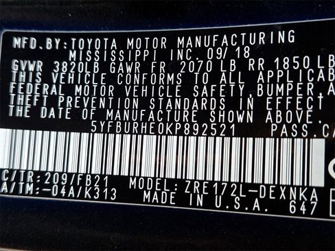 Used 2019 Toyota Corolla LE image 31