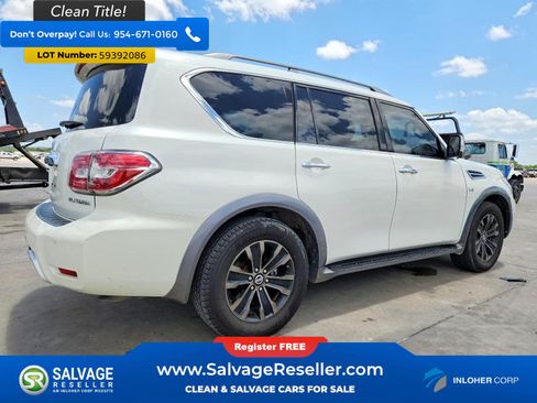 Used 2017 Nissan Armada Platinum w/ Captain Seat Package RWD image 4