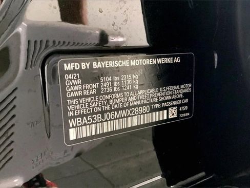 Used 2021 BMW 540i w/ M Sport Package image 33