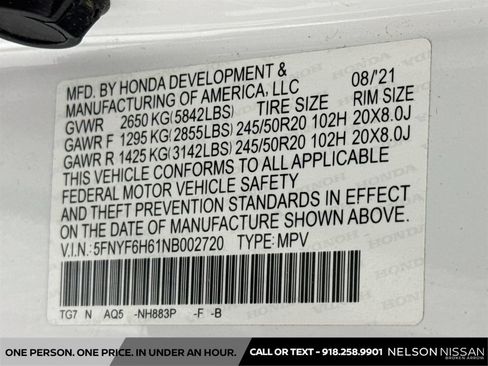 Used 2022 Honda Pilot Touring image 35