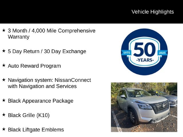 Certified 2024 Nissan Pathfinder SL w/ Black Appearance Package AWD/4WD image 5
