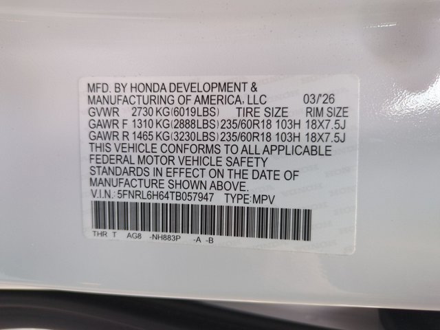 Certified 2026 Honda Odyssey EX-L image 26