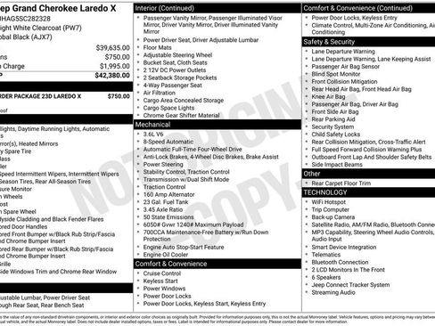 Used 2025 Jeep Grand Cherokee Laredo X AWD/4WD image 2