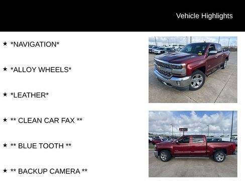 Used 2016 Chevrolet Silverado 1500 LTZ w/ Texas Edition RWD image 4