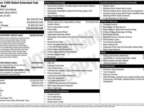Used 2020 RAM 1500 Rebel w/ Level 2 Equipment Group AWD/4WD image 39
