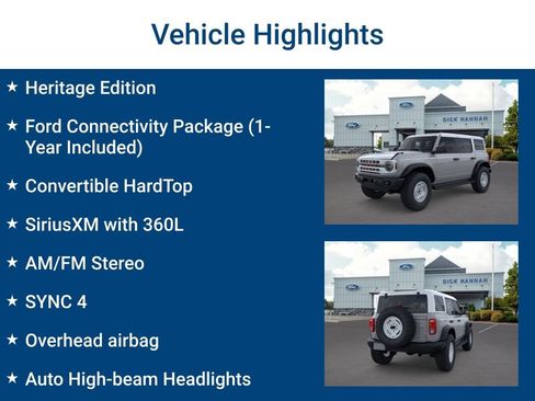 New 2026 Ford Bronco Heritage Edition image 3