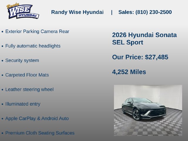 New 2026 Hyundai Sonata SEL FWD image 10