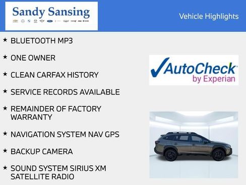 Used 2025 Subaru Outback Wilderness AWD/4WD image 6