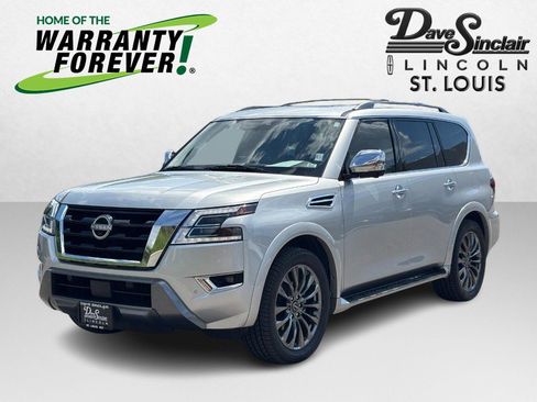 Used 2023 Nissan Armada Platinum w/ Captain's Chairs Package AWD/4WD image 1