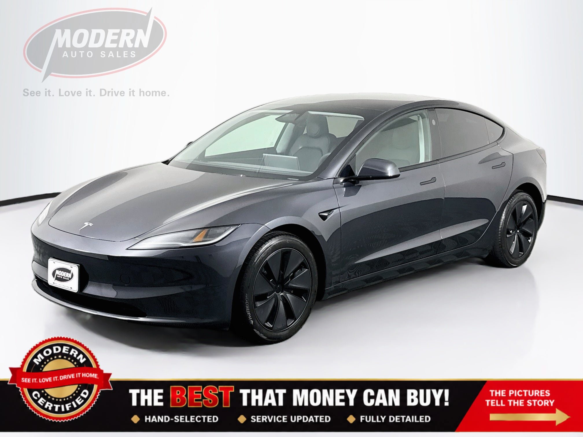Used 2025 Tesla Model 3 Long Range AWD/4WD image 1