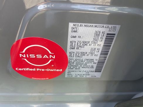 Certified 2024 Nissan Pathfinder SL AWD/4WD image 31