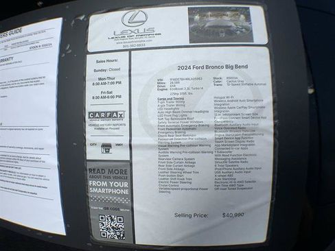 Used 2024 Ford Bronco Big Bend AWD/4WD image 24