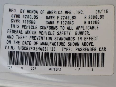 Used 2017 Honda Accord LX image 45
