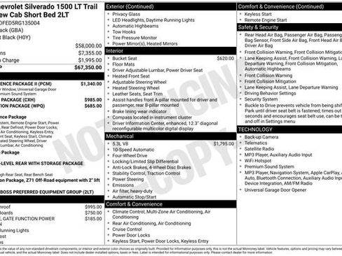 Used 2024 Chevrolet Silverado 1500 LT Trail Boss w/ Convenience Package II AWD/4WD image 10