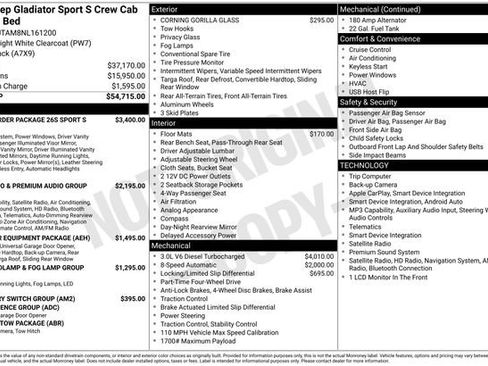Used 2022 Jeep Gladiator Sport AWD/4WD image 1