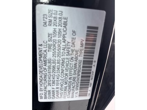 Certified 2023 Honda Pilot Touring image 23