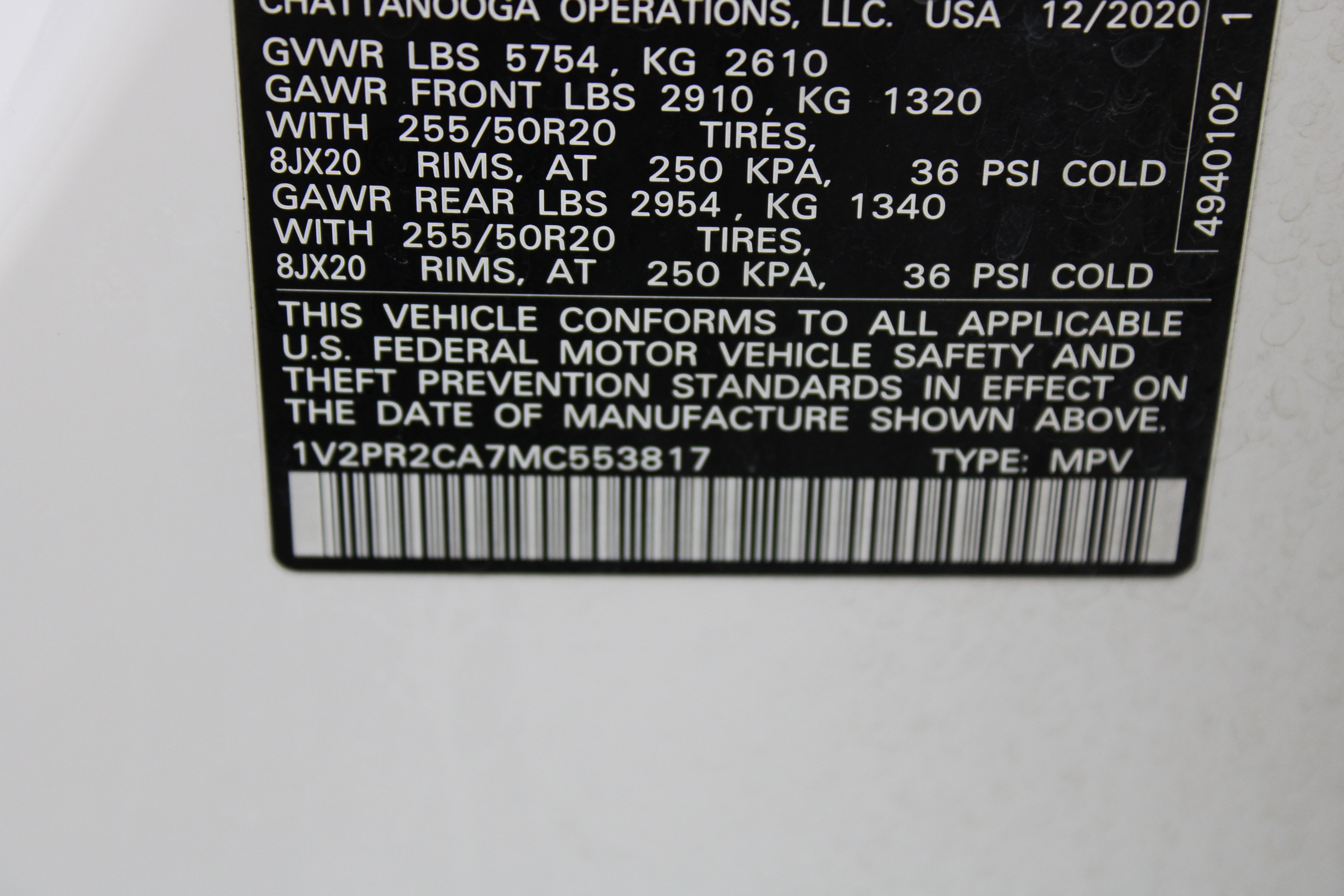 Used 2021 Volkswagen Atlas SE w/ Panoramic Sunroof Package FWD image 45