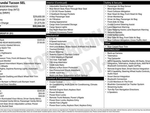Used 2024 Hyundai Tucson SEL FWD image 56
