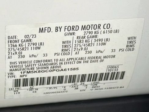 Used 2023 Ford Explorer ST w/ Equipment Group 401A AWD/4WD image 49