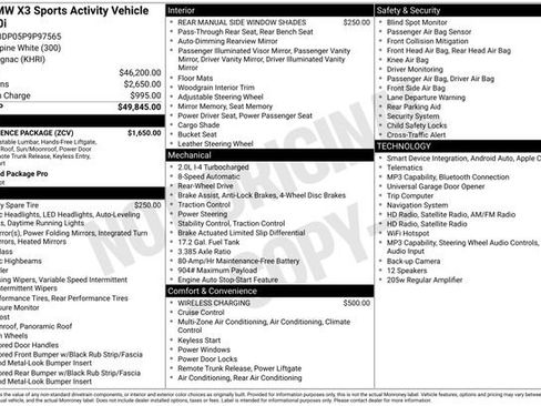 Used 2023 BMW X3 sDrive30i w/ Convenience Package RWD image 17