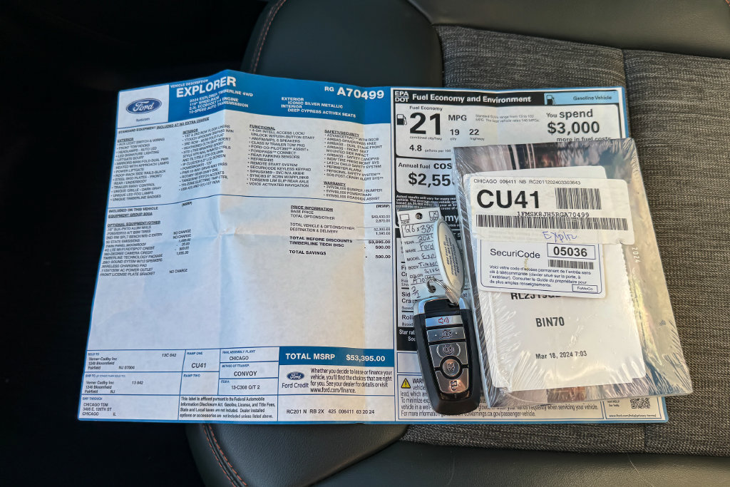 Certified 2024 Ford Explorer Timberline w/ Timberline Technology Package AWD/4WD image 36