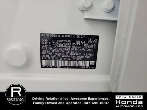 Used 2025 Honda HR-V LX image 37