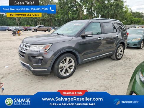 Used 2019 Ford Explorer Limited w/ Class III Trailer Tow Package FWD image 1