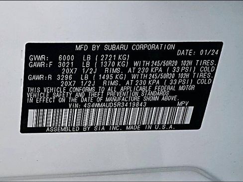 Certified 2024 Subaru Ascent Limited w/ Technology Package image 21