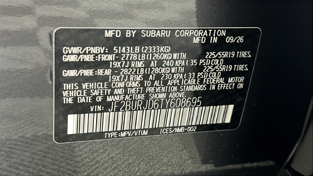 New 2026 Subaru Outback Touring XT AWD/4WD image 34