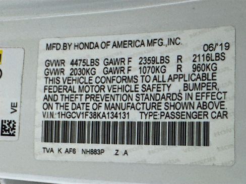 Used 2019 Honda Accord Sport image 12