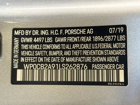 Certified 2020 Porsche 911 Carrera S image 40