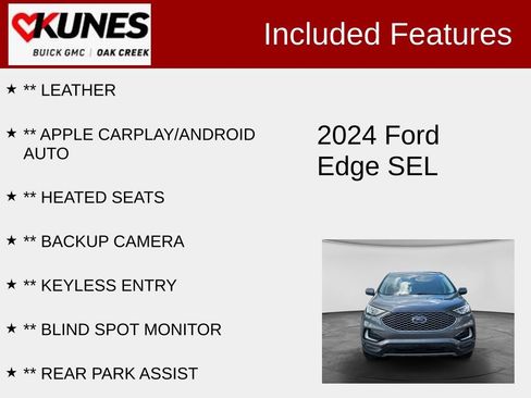 Used 2024 Ford Edge SEL AWD/4WD image 2