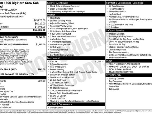 Used 2023 RAM 1500 Big Horn w/ Trailer Tow Group RWD image 27