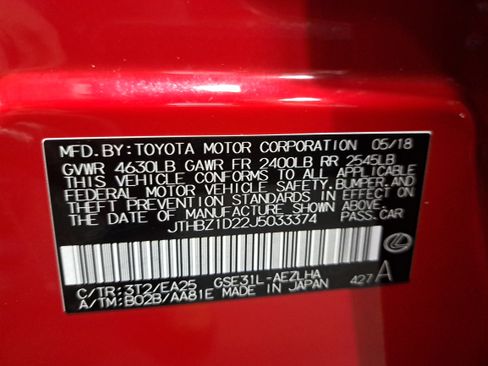 Used 2018 Lexus IS 350 F Sport RWD image 36