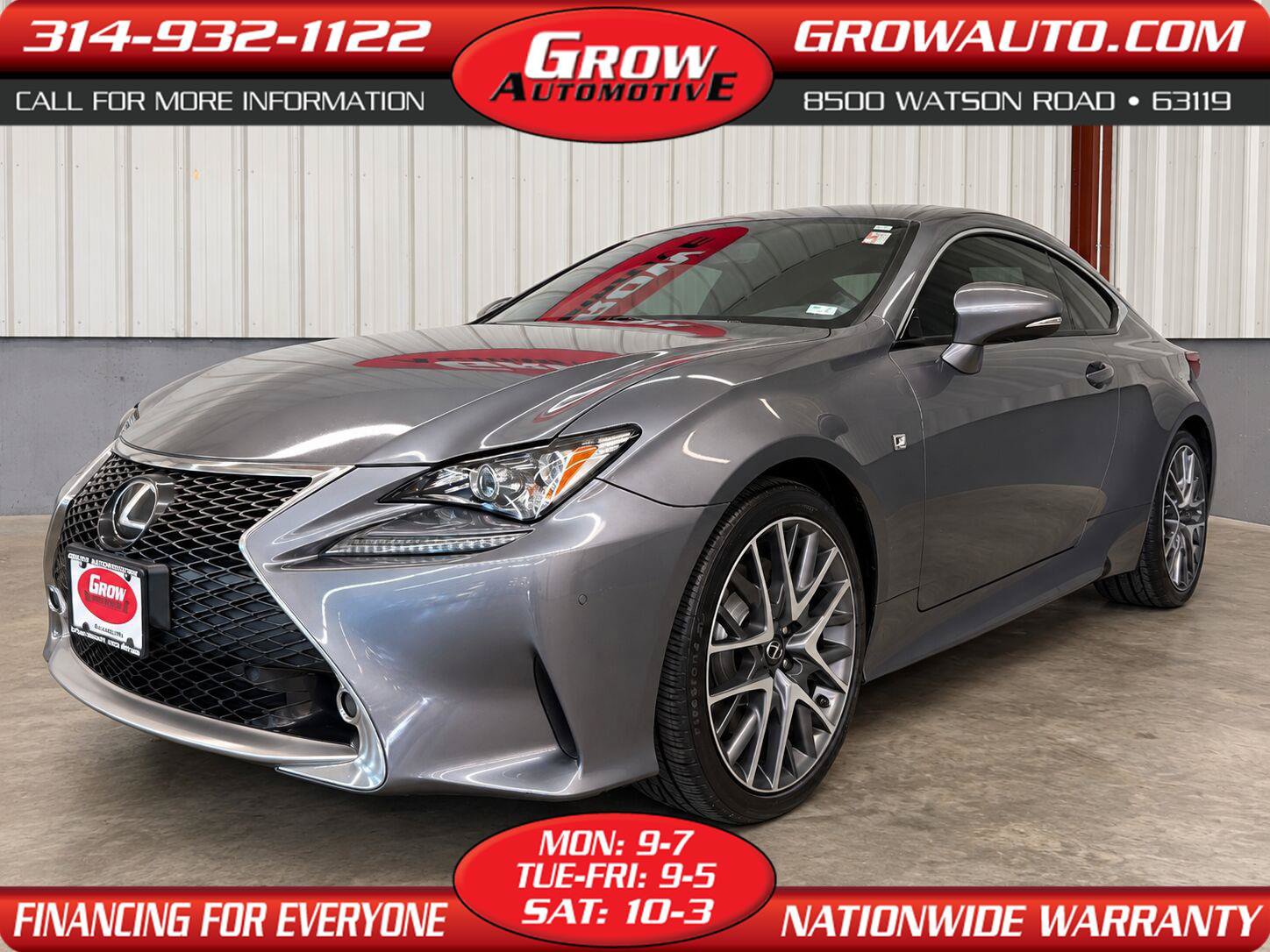 Used 2015 Lexus RC 350 w/ F Sport w/Summer Tires RWD image 1