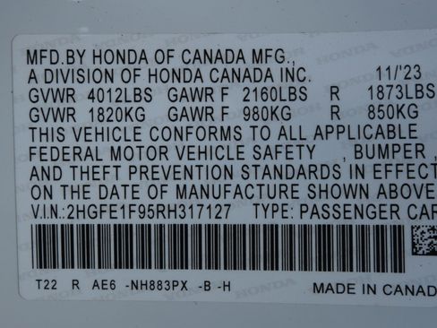 Used 2024 Honda Civic Touring image 34