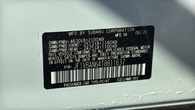 New 2026 Subaru WRX Limited AWD/4WD image 27